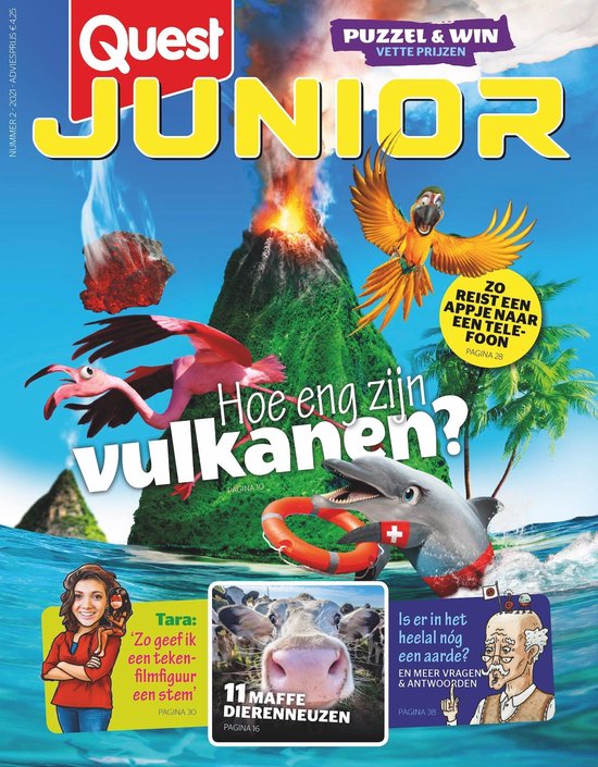 Afbeelding van tijdschrift: Quest Junior.